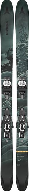 ATOMIC BENT CHETLER 100 + WARDEN R 11 MNC Freeride Ski - grey