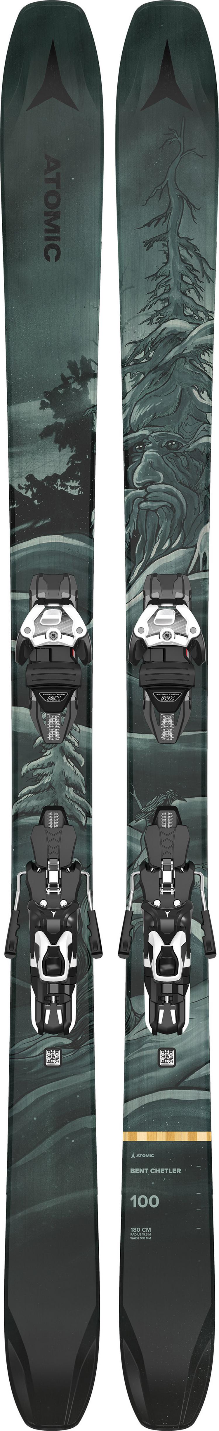 ATOMIC ATOMIC BENT CHETLER 100 + WARDEN R 11 MNC Freeride Ski - grey - 0 | SportScheck