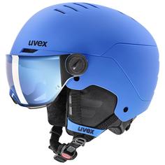 Uvex ROCKET JR. VIS Skihelm Kinder blue mat