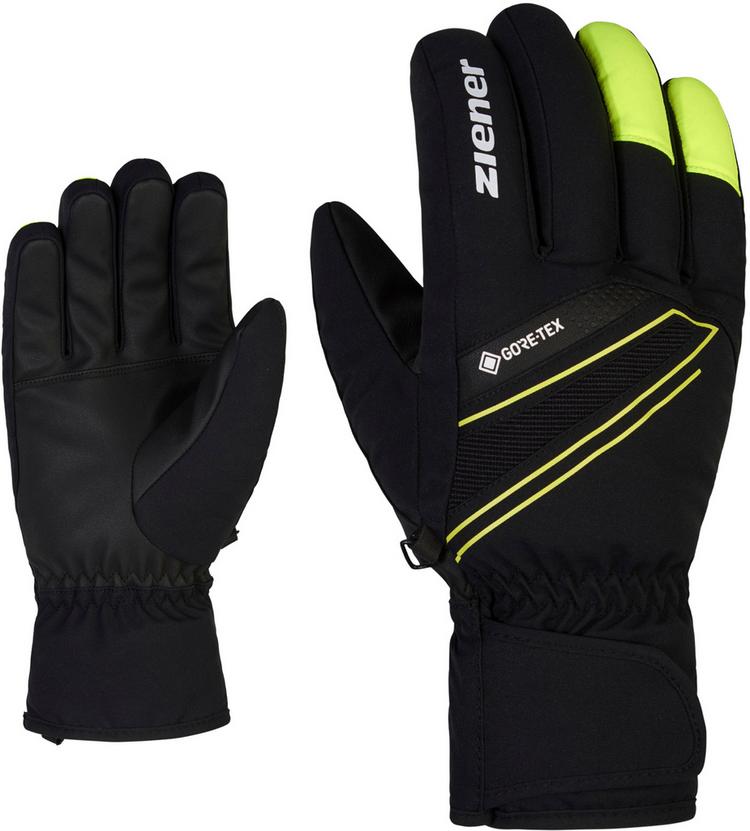Ziener Ziener Gunar Handschuh Herren - black-poison yellow - 0 | SportScheck