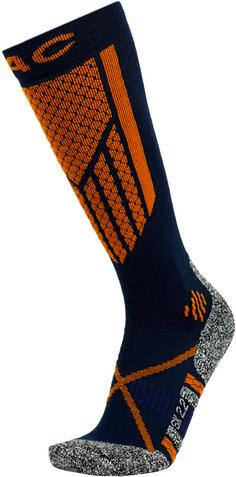 P.A.C. Merino SK 2.2 Touring Skisocken navy orange