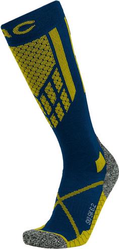 P.A.C. Merino SK 6.2 Technical Pro Skisocken Herren navy-yellow