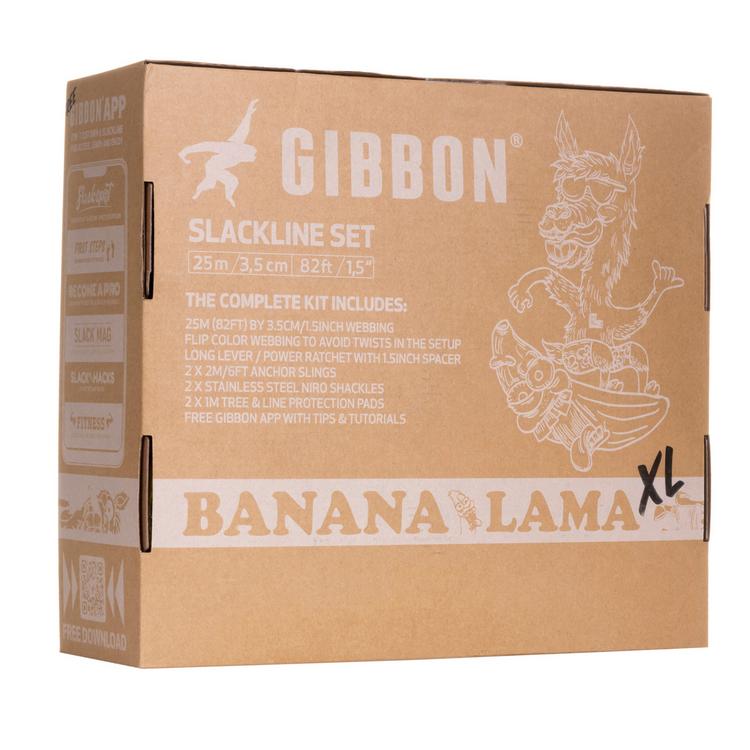 GIBBON GIBBON BANANALAMA XL TREEWEAR SET Slackline - blue-yellow - 4 | SportScheck