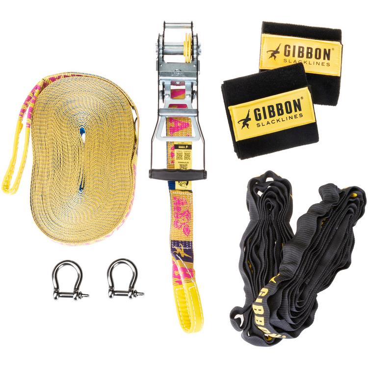 GIBBON GIBBON BANANALAMA XL TREEWEAR SET Slackline - blue-yellow - 0 | SportScheck