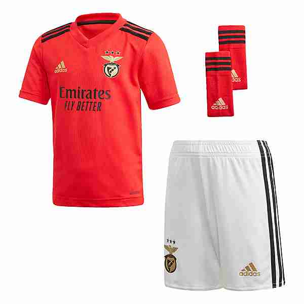 adidas Benfica Lissabon 20/21 Junior-Ausrüstung Trikot Kinder Rot