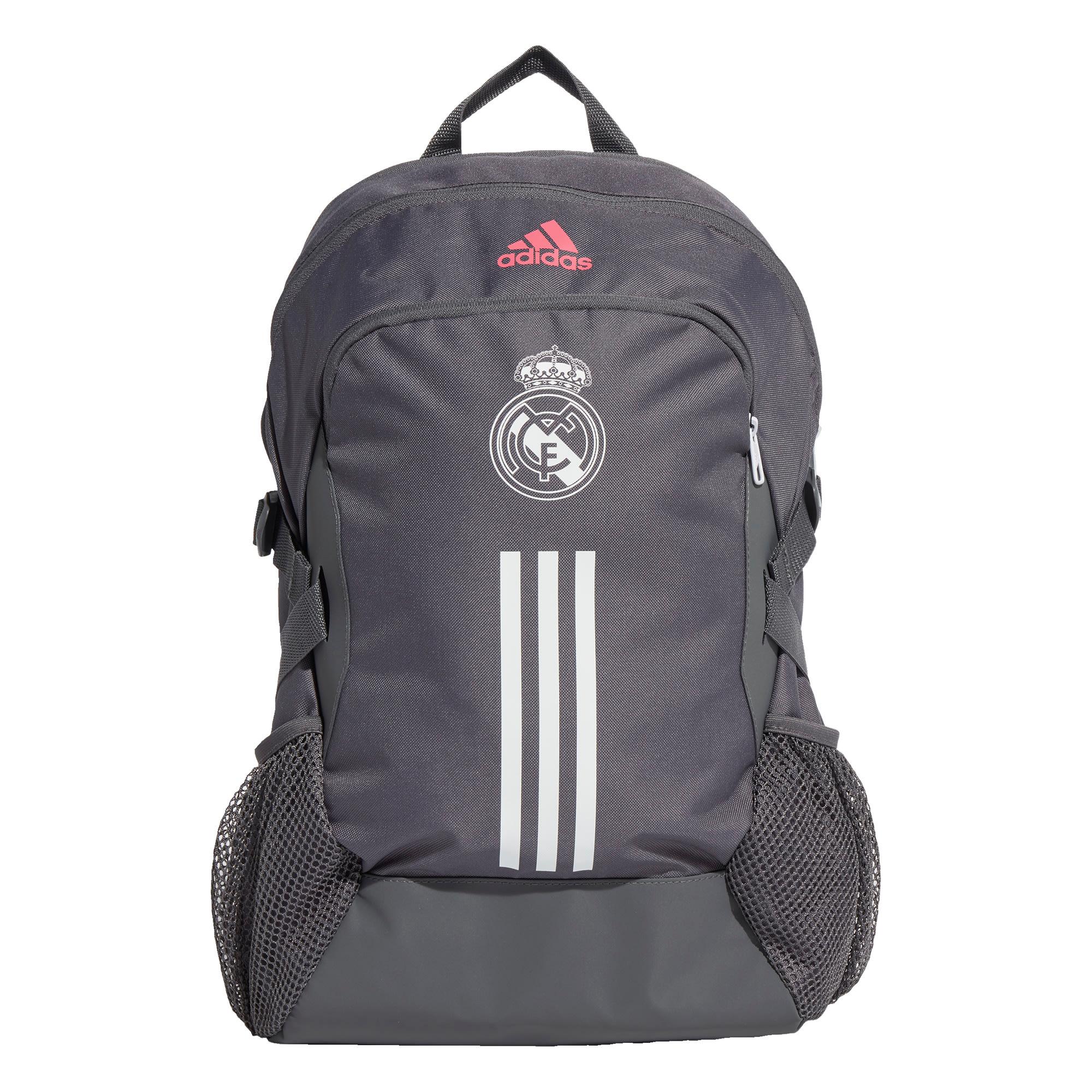 Adidas Real Madrid Rucksack Daypack Grey Five / White / Spring Pink im