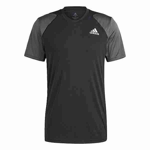 adidas Club Tennis T-Shirt T-Shirt Herren Black / Grey Six / White