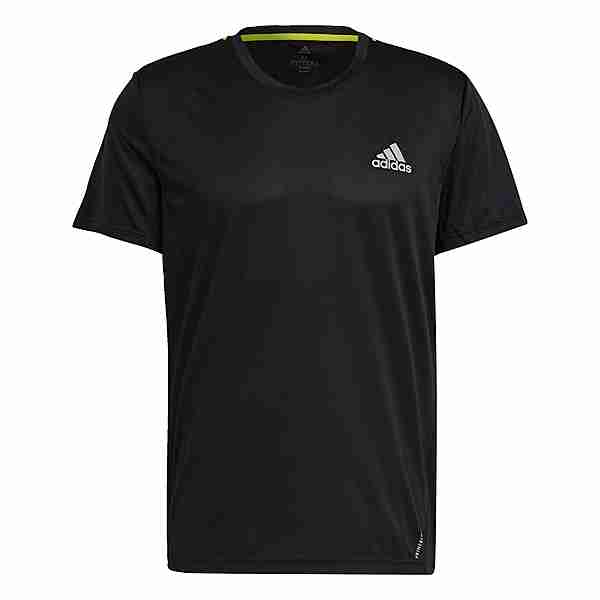 adidas Fast Primeblue T-Shirt T-Shirt Herren Black / Reflective Silver
