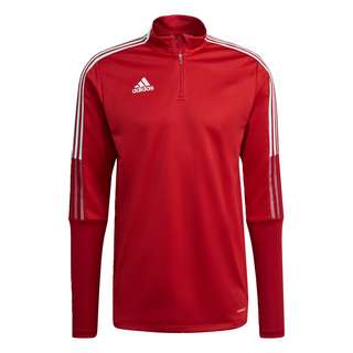 adidas Tiro 21 Trainingsoberteil Funktionssweatshirt Herren Rot