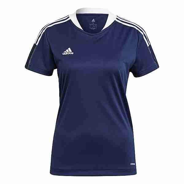 adidas Tiro 21 Trainingstrikot Fußballtrikot Damen Team Navy