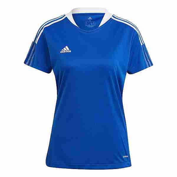 adidas Tiro 21 Trainingstrikot Fußballtrikot Damen Royal Blue