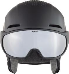 Rückansicht von ALPINA ALTO V Skihelm black matt