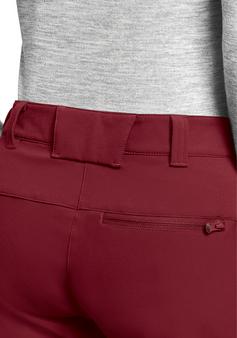 Rückansicht von Maier Sports Helga slim Wanderhose Damen tamarillo