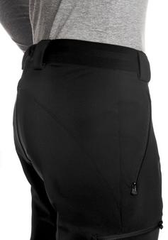 Rückansicht von Maier Sports Norit Softshellhose Herren black