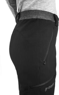 Rückansicht von Maier Sports Norit Softshellhose Damen black