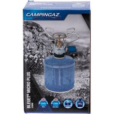 Rückansicht von CAMPINGAZ Bleuet Micro Plus Campingkocher silber