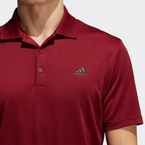 Herren Bekleidung T-Shirts Poloshirts adidas Synthetik Performance Primegreen Poloshirt in Rot für Herren 