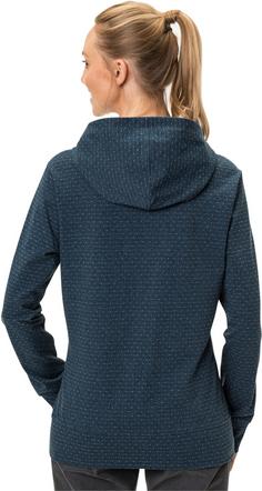 Rückansicht von VAUDE Tuenno Hoodie Damen dark sea