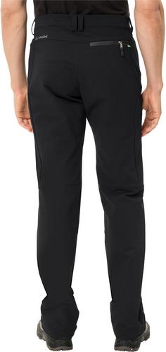 Rückansicht von VAUDE Strathcona II Softshellhose Herren black