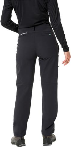 Rückansicht von VAUDE Strathcona II Softshellhose Damen black