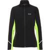 GOREWEAR R3 Partial INFINIUM Laufjacke Damen - black-neon yellow