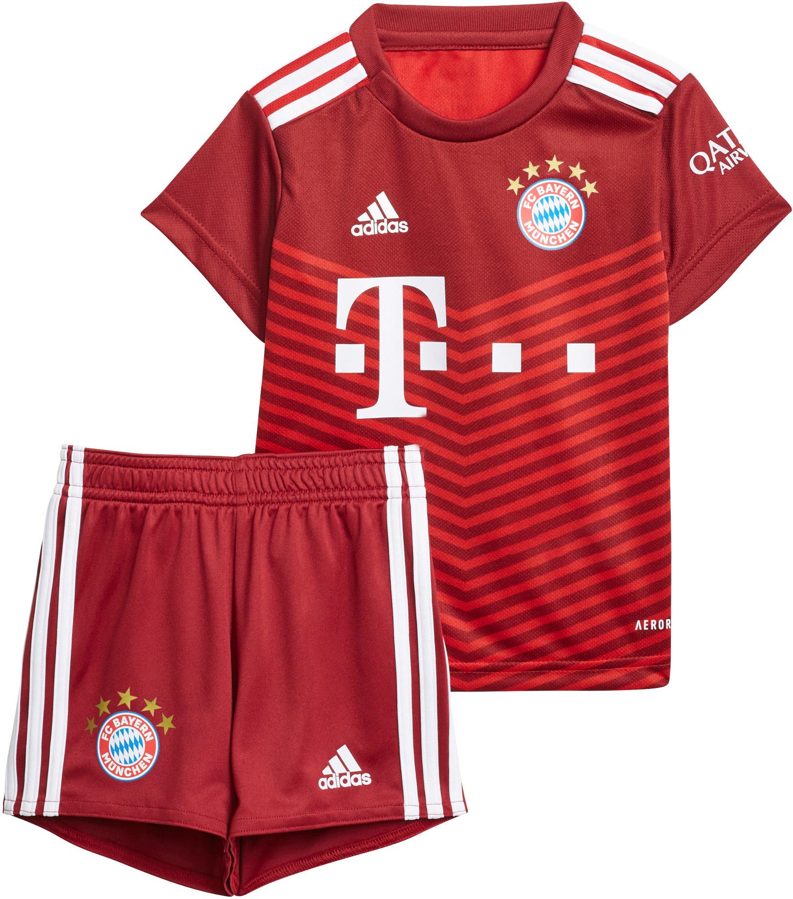Image of adidas FC Bayern 21-22 Heim Babykit Trainingsanzug Kinder