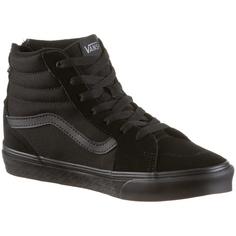 Rückansicht von Vans FILMORE HIGH ZIP Sneaker Kinder suede canvas black-black