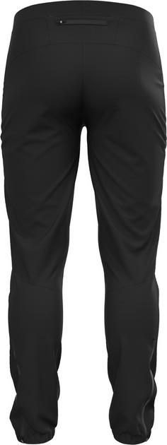 Rückansicht von Odlo BRENSHOLMEN Langlaufhose Herren black