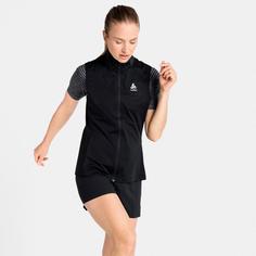 Rückansicht von Odlo ZEROWEIGHT WARM Outdoorweste Damen black