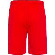 Rückansicht von PUMA teamRISE Fußballshorts Herren puma red-puma white