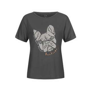 Viertelmond Tora T-Shirt Damen grau