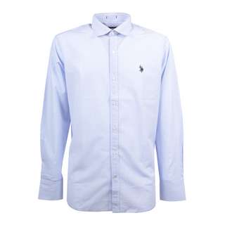 U.S. Polo Assn. Hemd Langarmhemd Herren white blue
