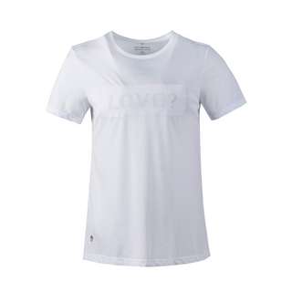 Athlecia KATTY W Slub Tee Printshirt Damen 1002 White