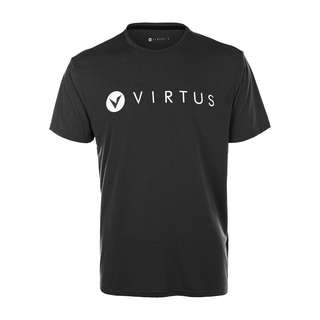 Virtus EDWARDO M S/S Logo Tee Printshirt Herren 1001 Black
