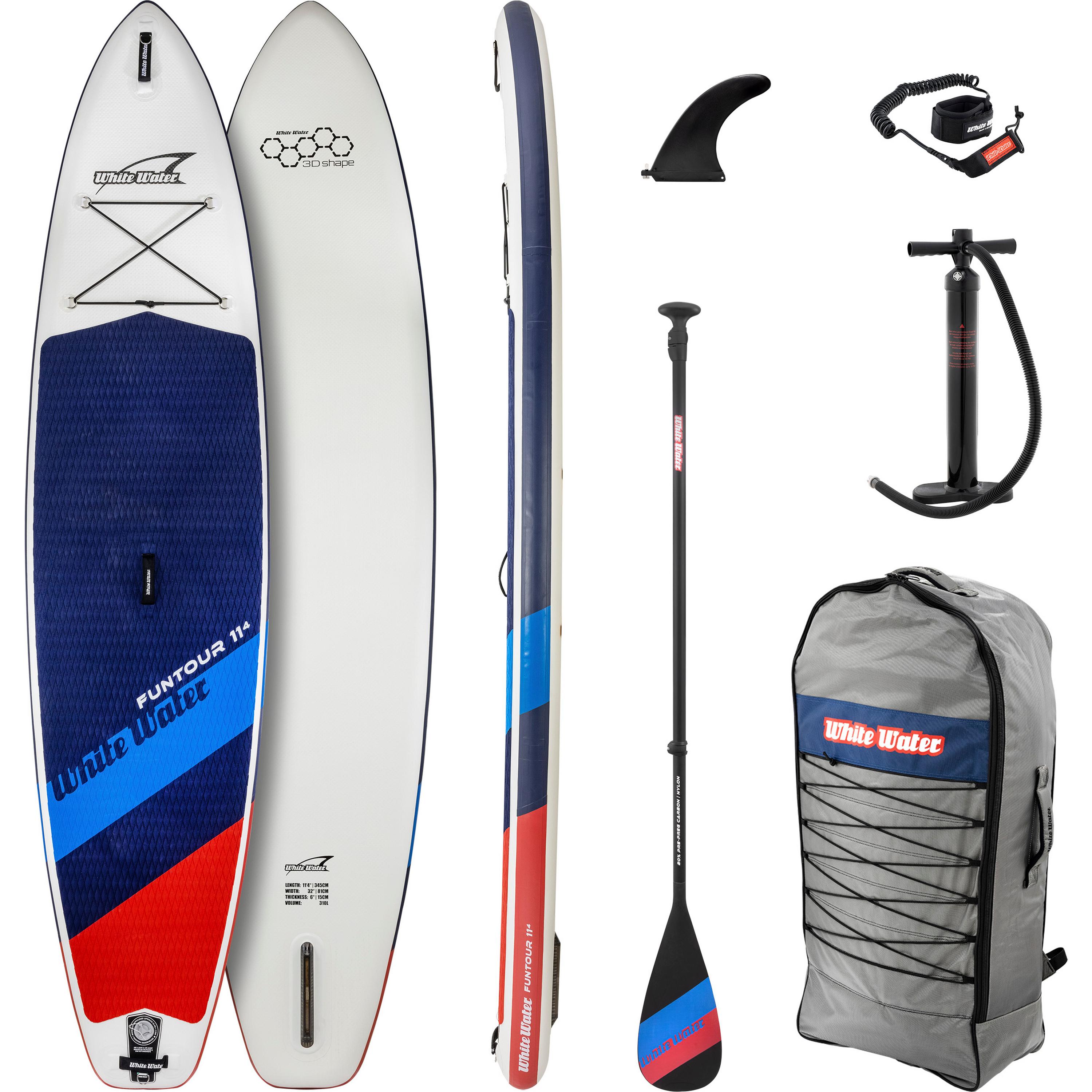 Image of WhiteWater SUP SET Deepwater 11'4" x 32" x 6" SUP Sets