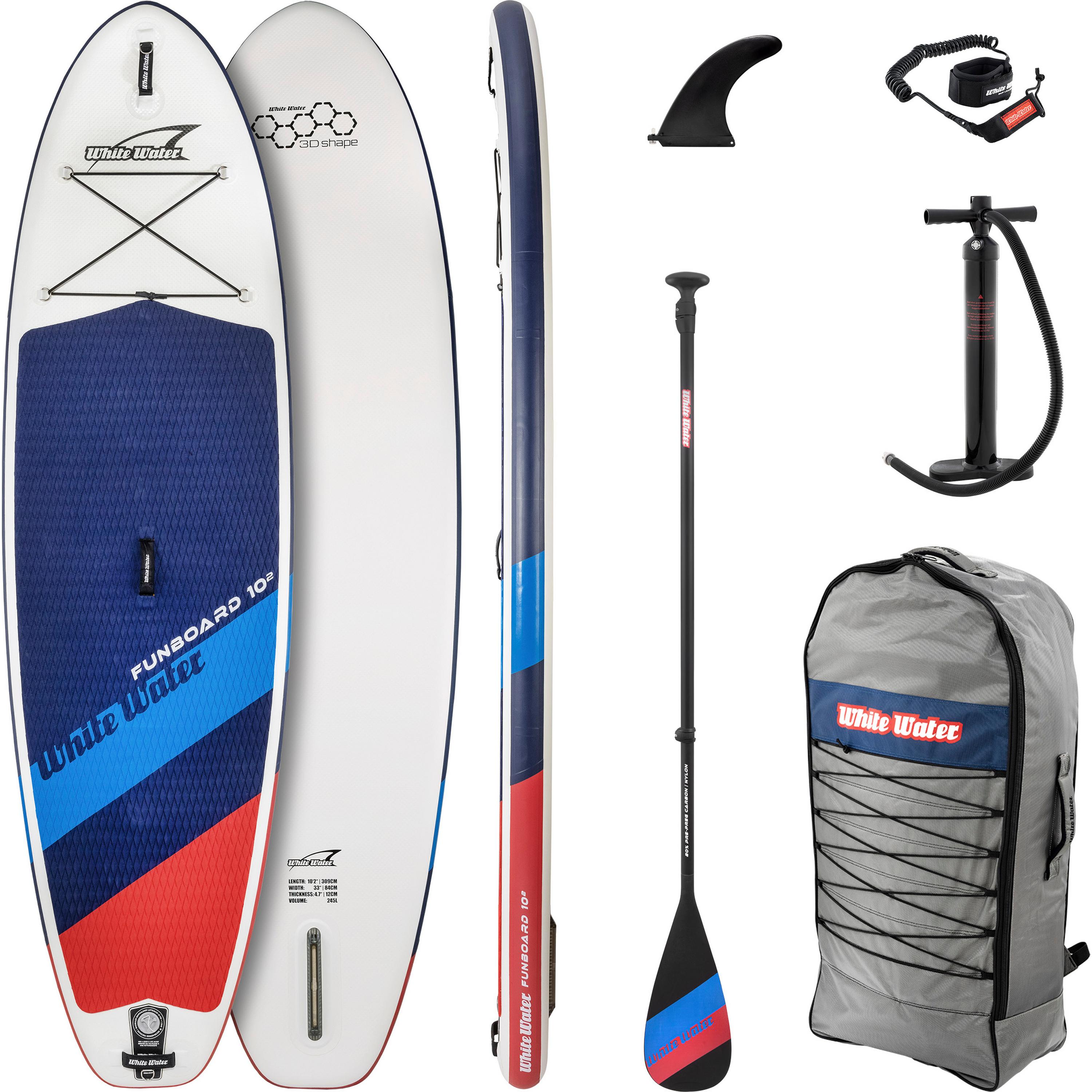 Image of WhiteWater SUP SET Deepwater 10'2" x 33" x 5" SUP Sets