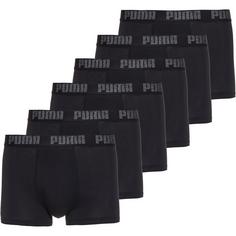 PUMA Basic Boxershorts Herren black-black