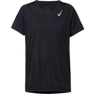 Nike Dri-FIT Race Funktionsshirt Damen black-reflective silv