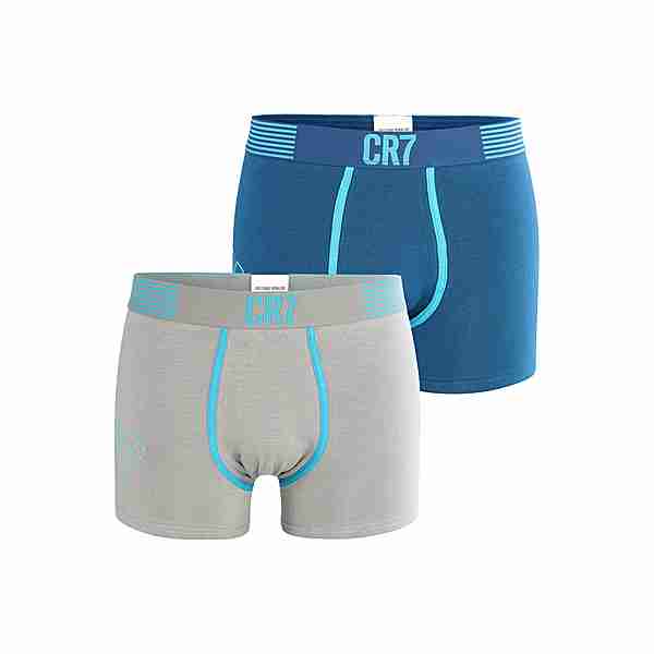 CR7 Cristiano Ronaldo CR7 Underwear Boxershorts Herren grau/blau