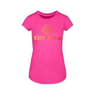 BIDI BADU Coletta Basic Logo Tee Tennisshirt Damen dunkelblau