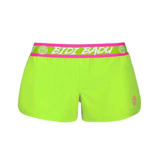 BIDI BADU Tiida Tech 2 In 1 Shorts Tennisshorts Damen neongrün/pink