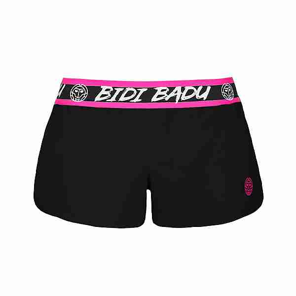 BIDI BADU Tiida Tech 2 In 1 Shorts Tennisshorts Damen schwarz/pink