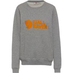 FJÄLLRÄVEN Logo Sweatshirt Damen grey-melange