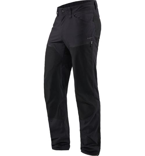 Rückansicht von Haglöfs Mid Flex Pant Trekkinghose Herren True Black Solid Long