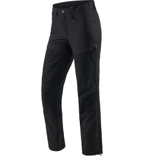 Rückansicht von Haglöfs Mid Flex Pant Trekkinghose Damen True Black Solid Short
