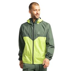 Rückansicht von Haglöfs L.I.M PROOF Multi Jacket Hardshelljacke Herren Fjell Green/Sprout Green