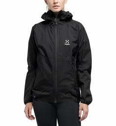 Rückansicht von Haglöfs L.I.M PROOF Multi Jacket Hardshelljacke Damen True black