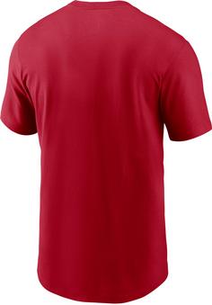 Rückansicht von Nike San Francisco 49ers T-Shirt Herren gym red