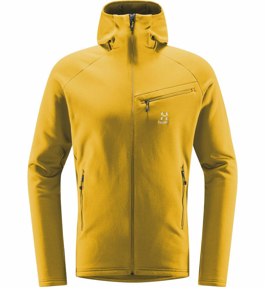 Haglöfs Elation Hood Fleecejacke Herren Pumpkin Yellow