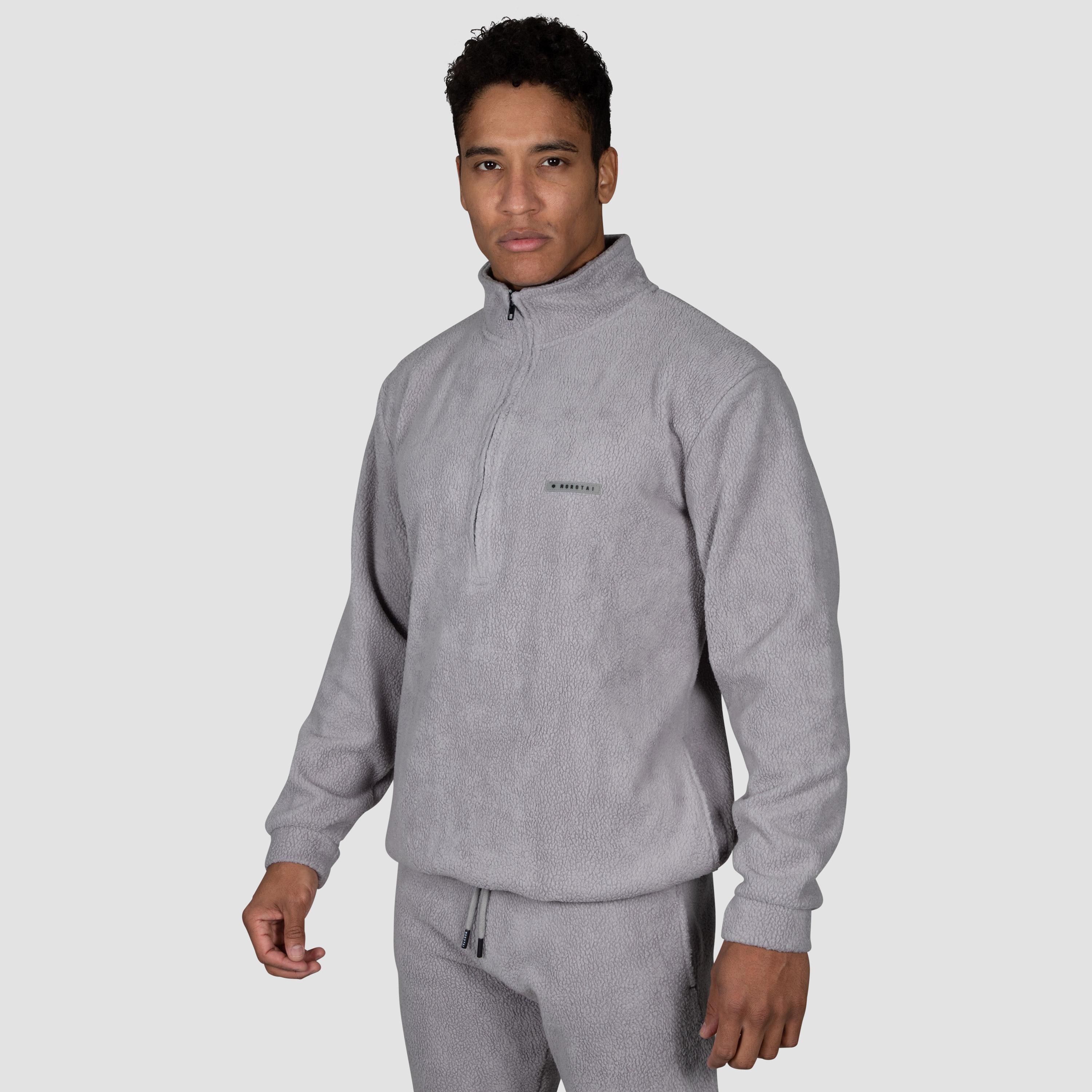 sherpa half zip mens